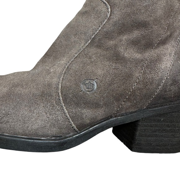 Born Women's Brown Hayden Back Lacing Zip Up Boots Size 9 - Picture 4 of 10